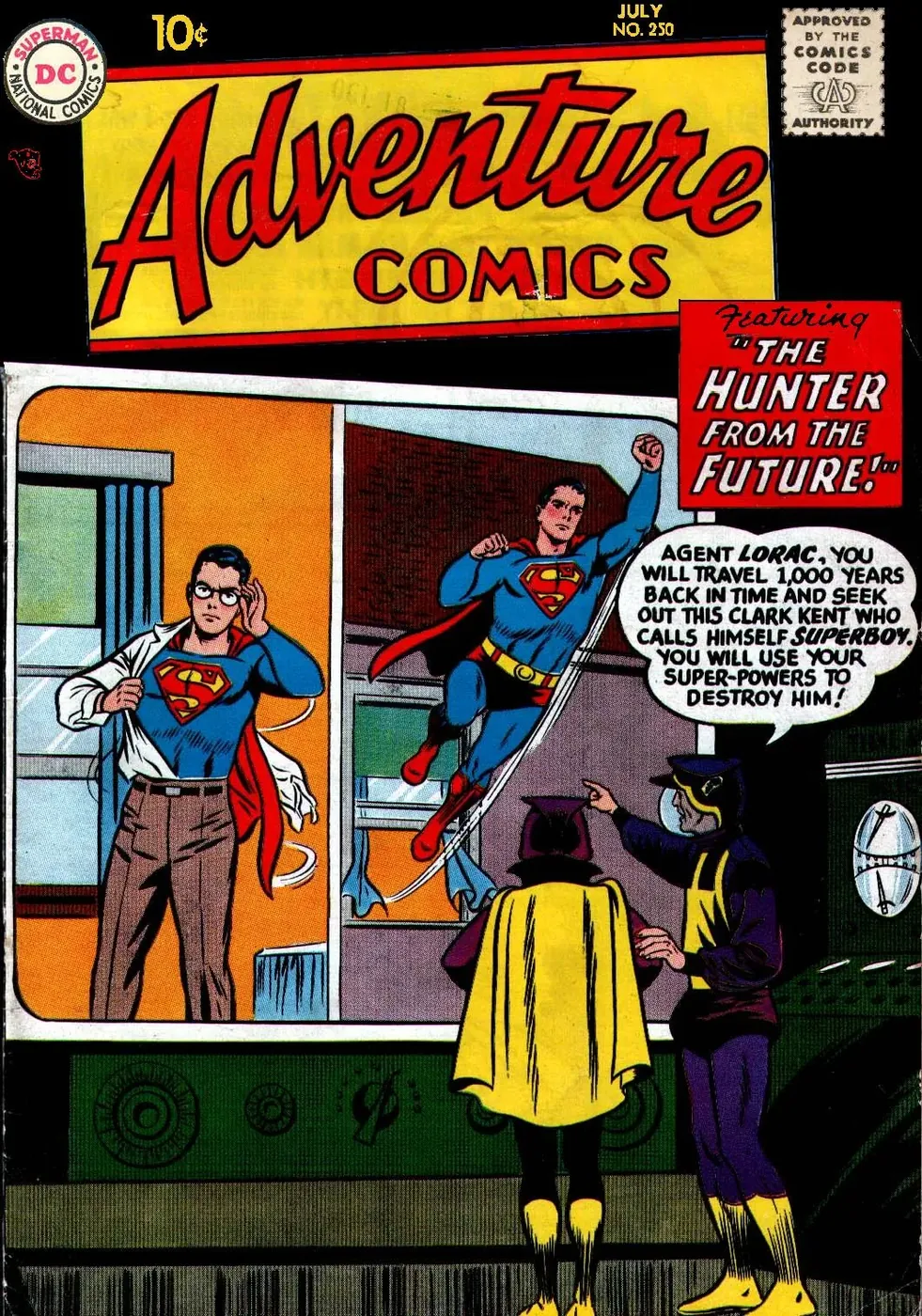 Cover of Adventure Comics #250