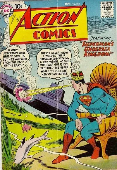 Cover of Action Comics #244