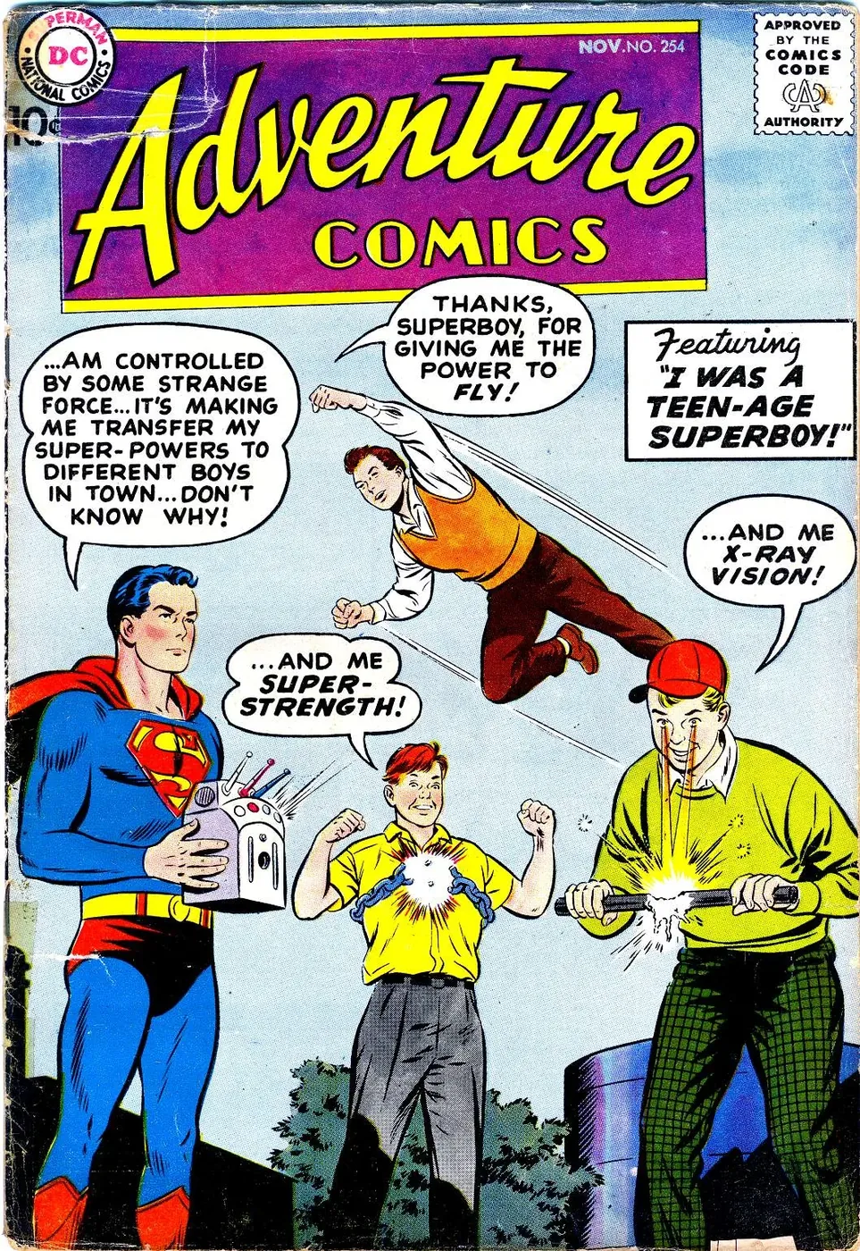 Cover of Adventure Comics #254