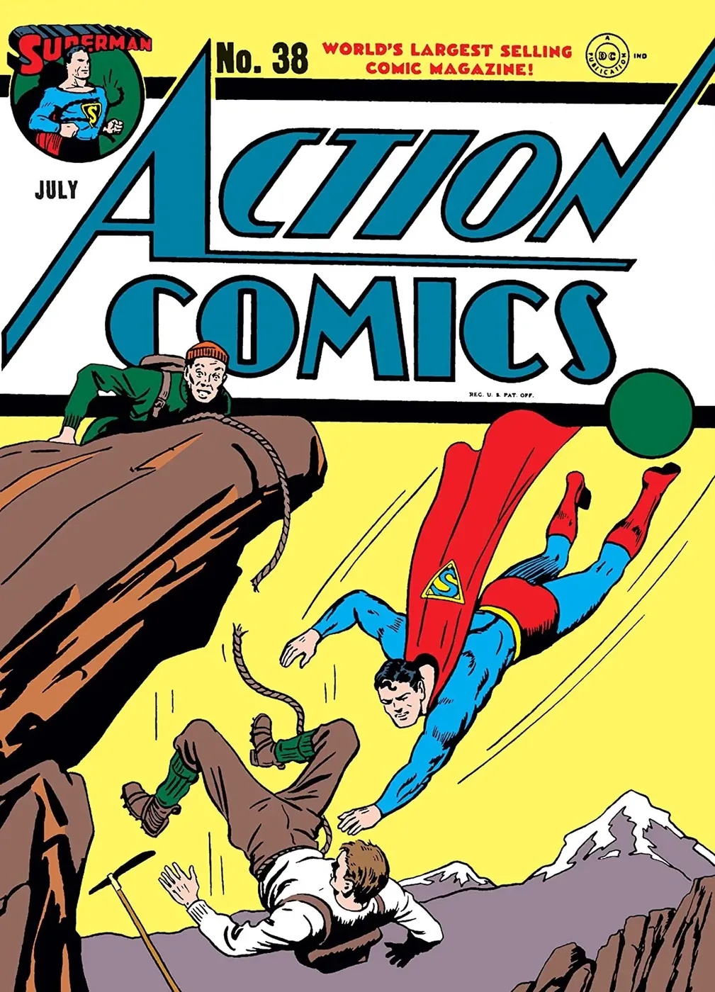 Cover of Action Comics #38