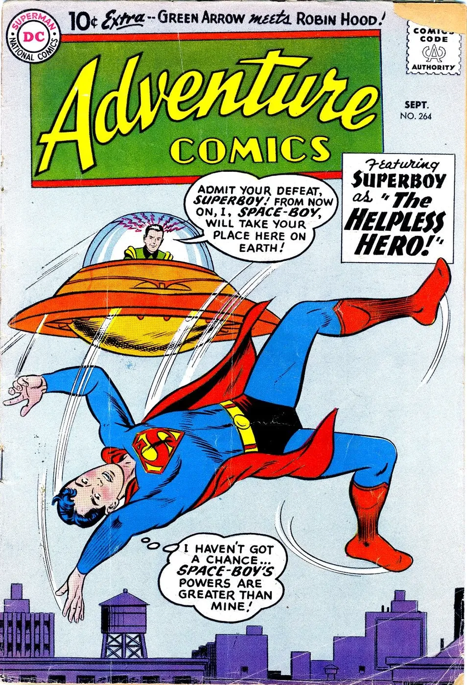 Cover of Adventure Comics #264
