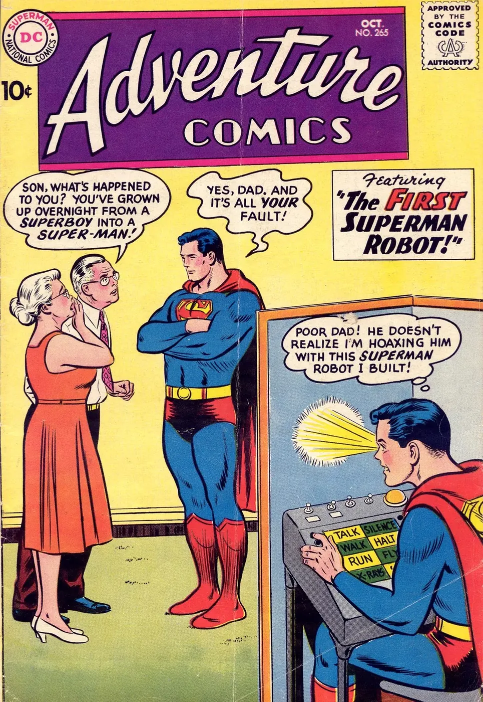 Cover of Adventure Comics #265