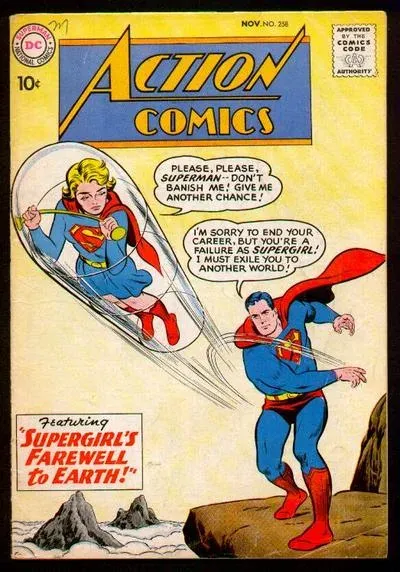 Cover of Action Comics #258