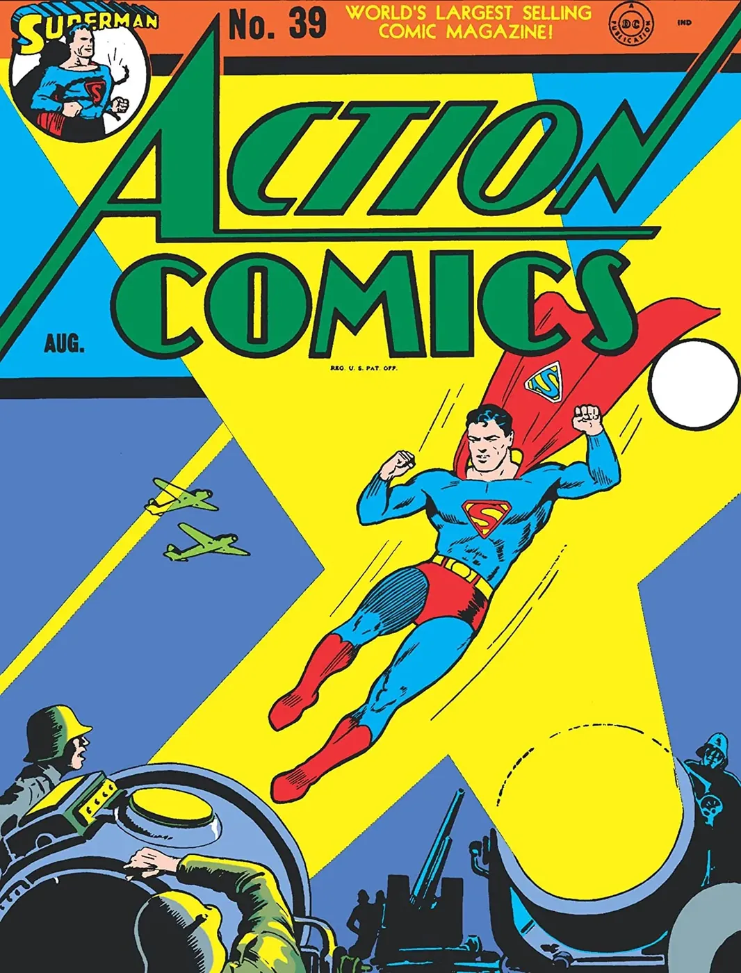 Cover of Action Comics #39
