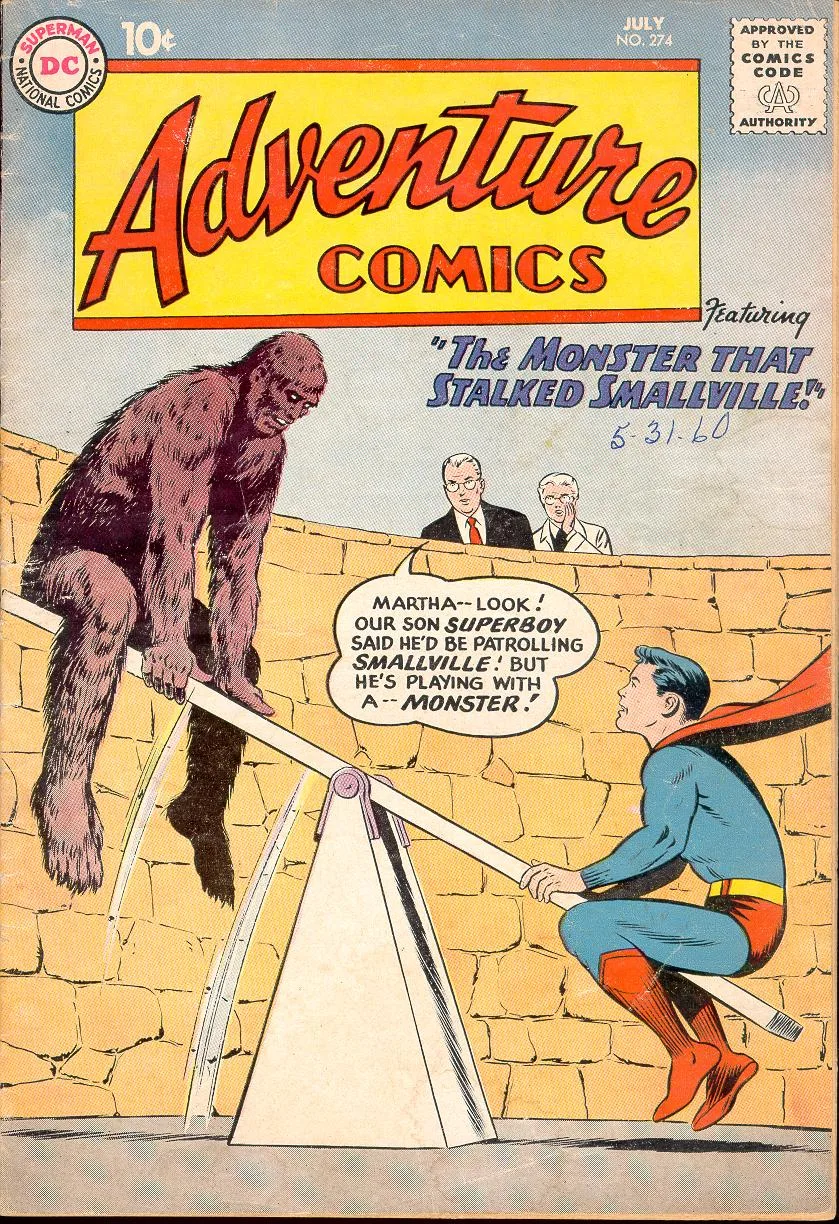 Cover of Adventure Comics #274