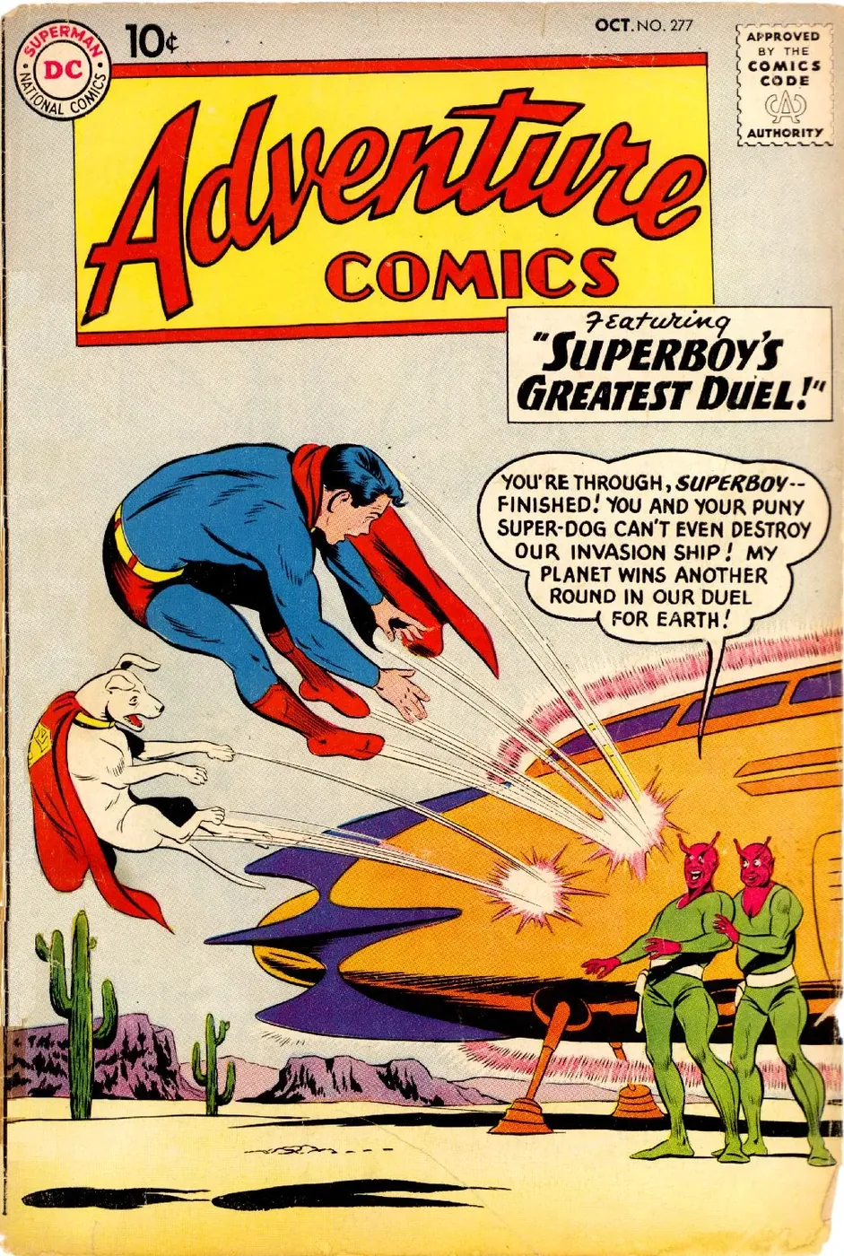 Cover of Adventure Comics #277