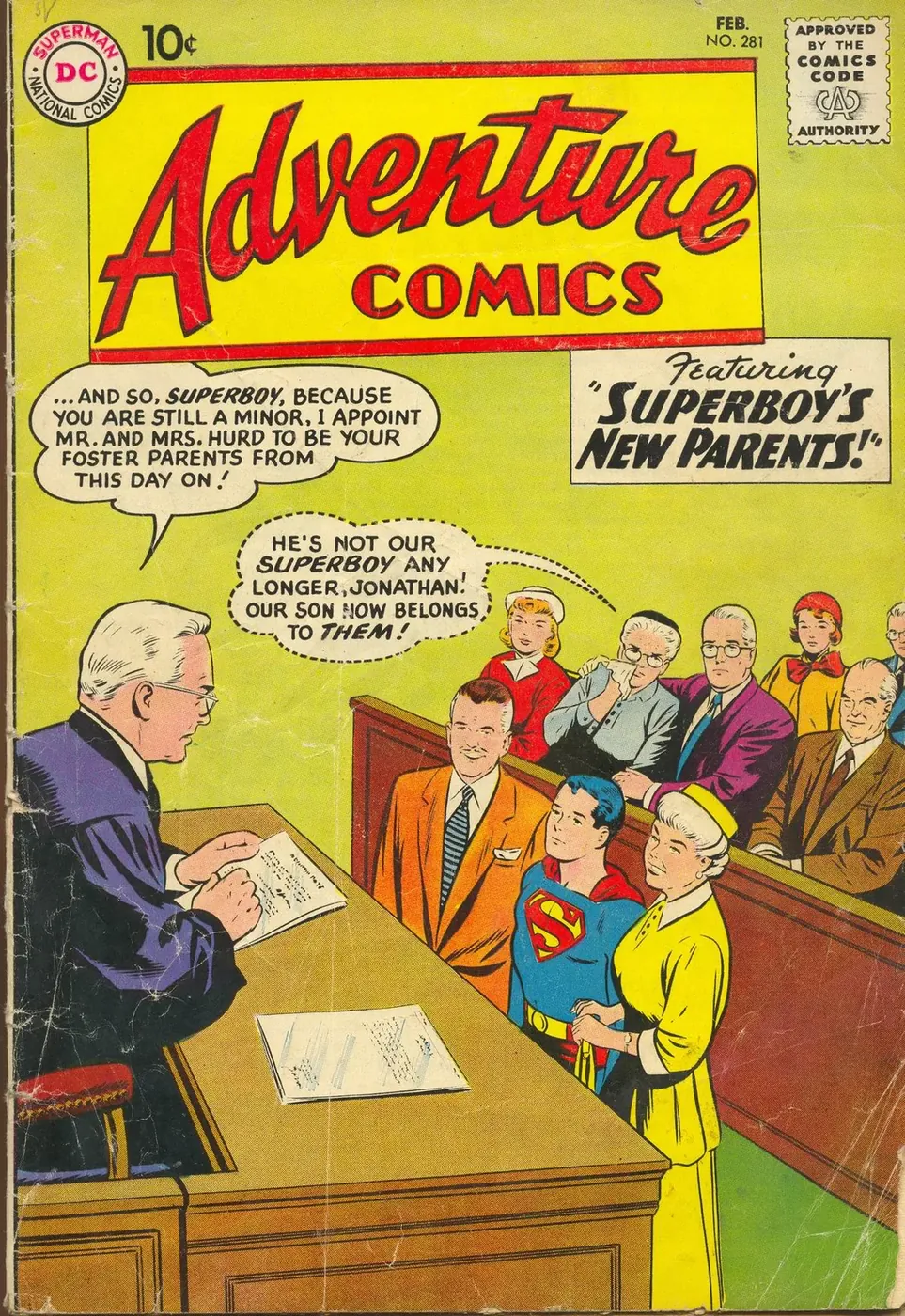 Cover of Adventure Comics #281