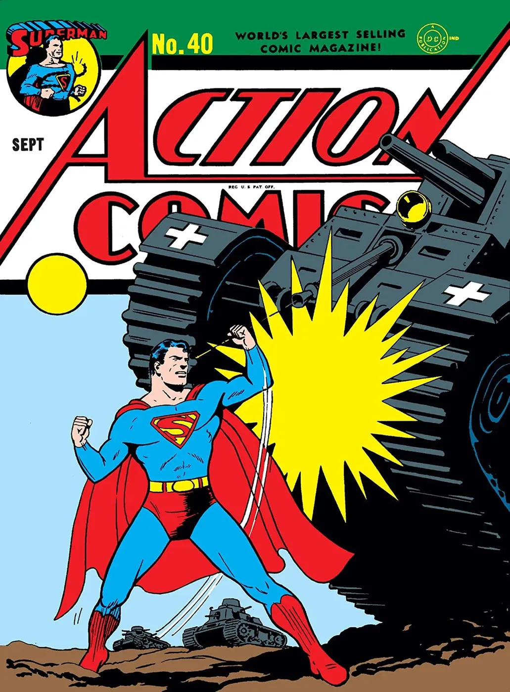 Cover of Action Comics #40
