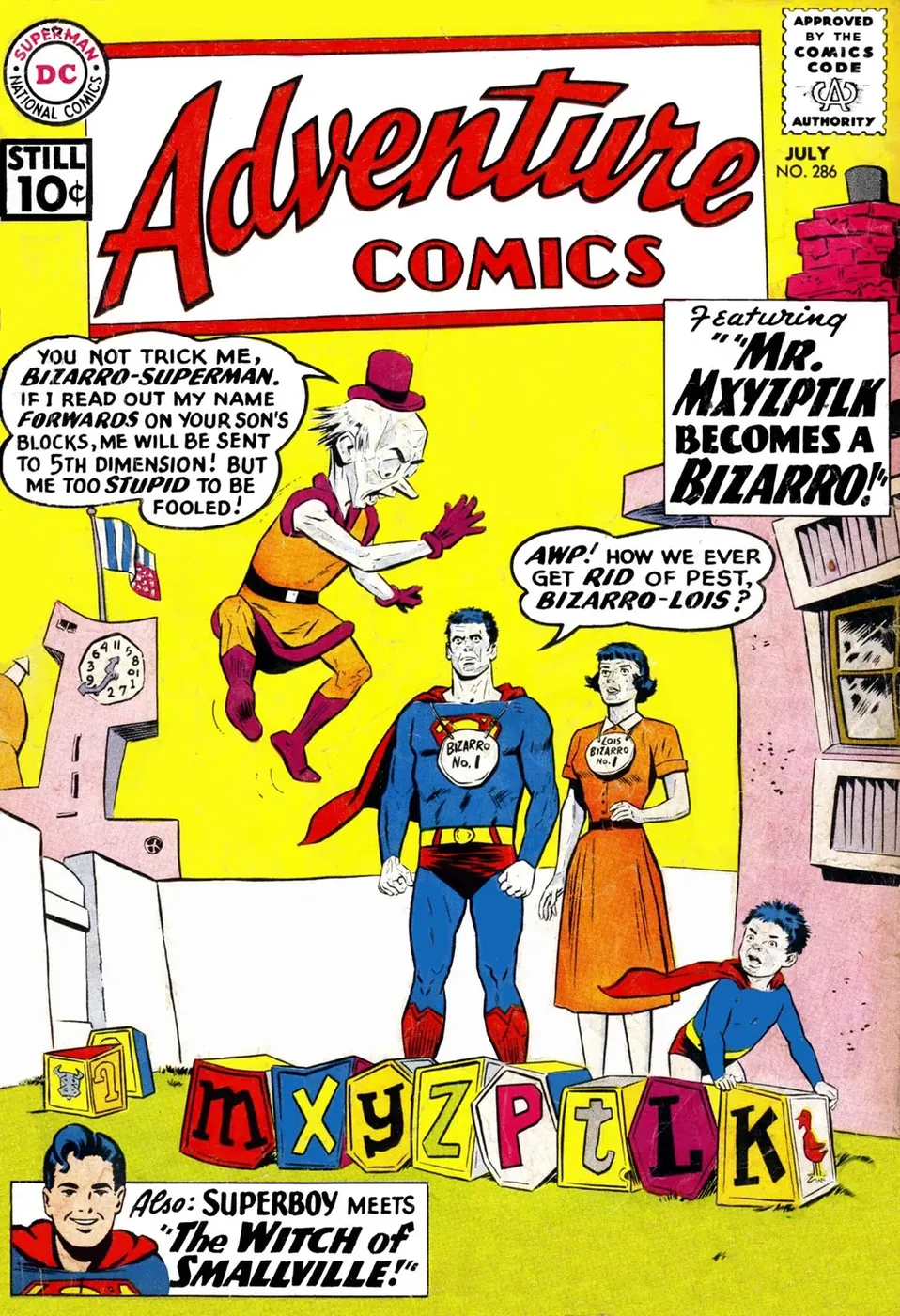 Cover of Adventure Comics #286
