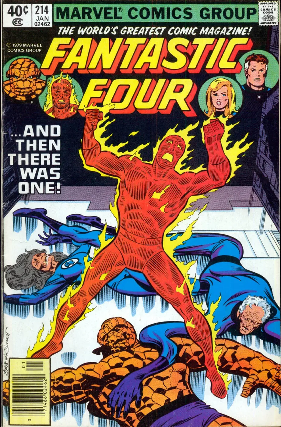 Cover of Fantastic Four #214