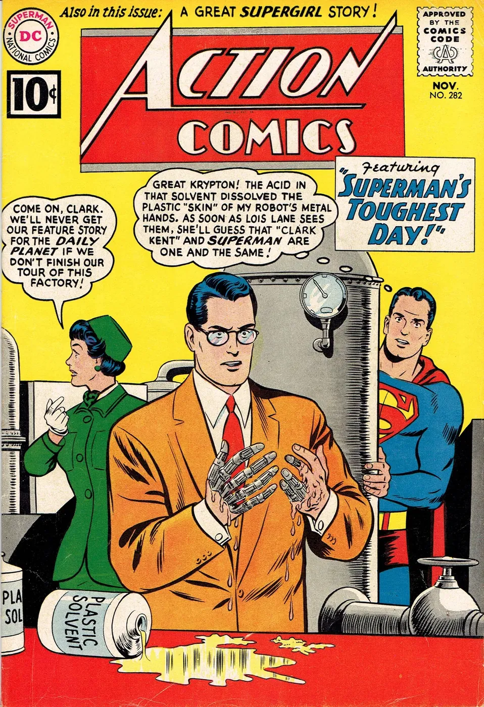 Cover of Action Comics #282