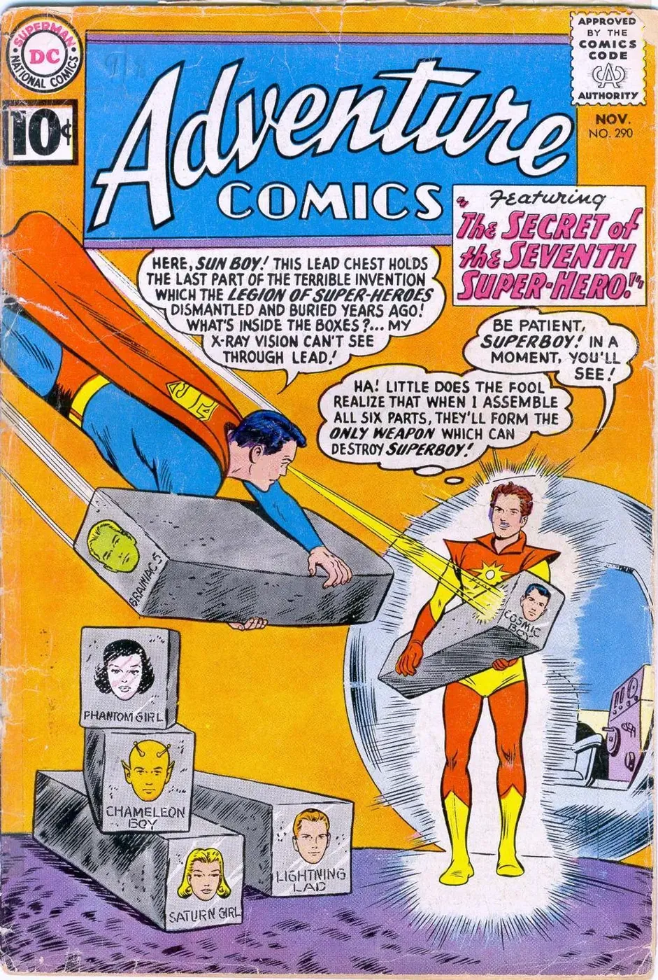 Cover of Adventure Comics #290