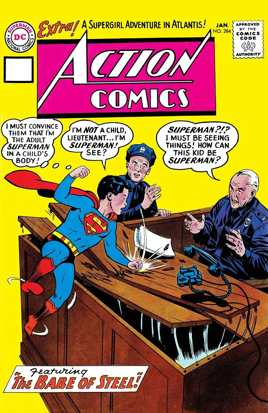 Cover of Action Comics #284