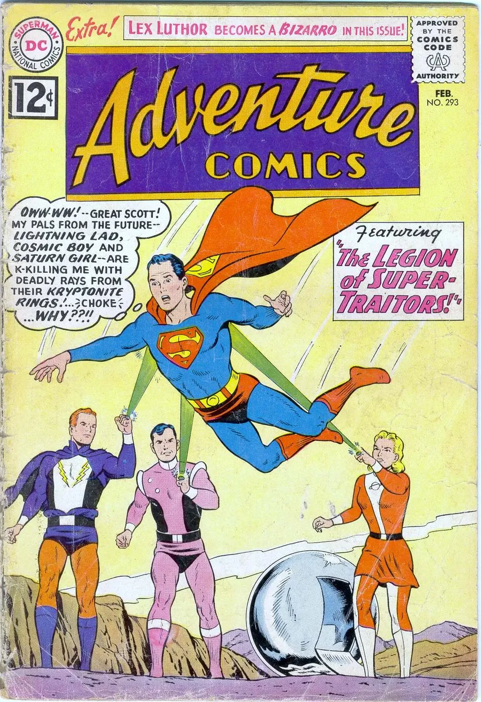 Cover of Adventure Comics #293