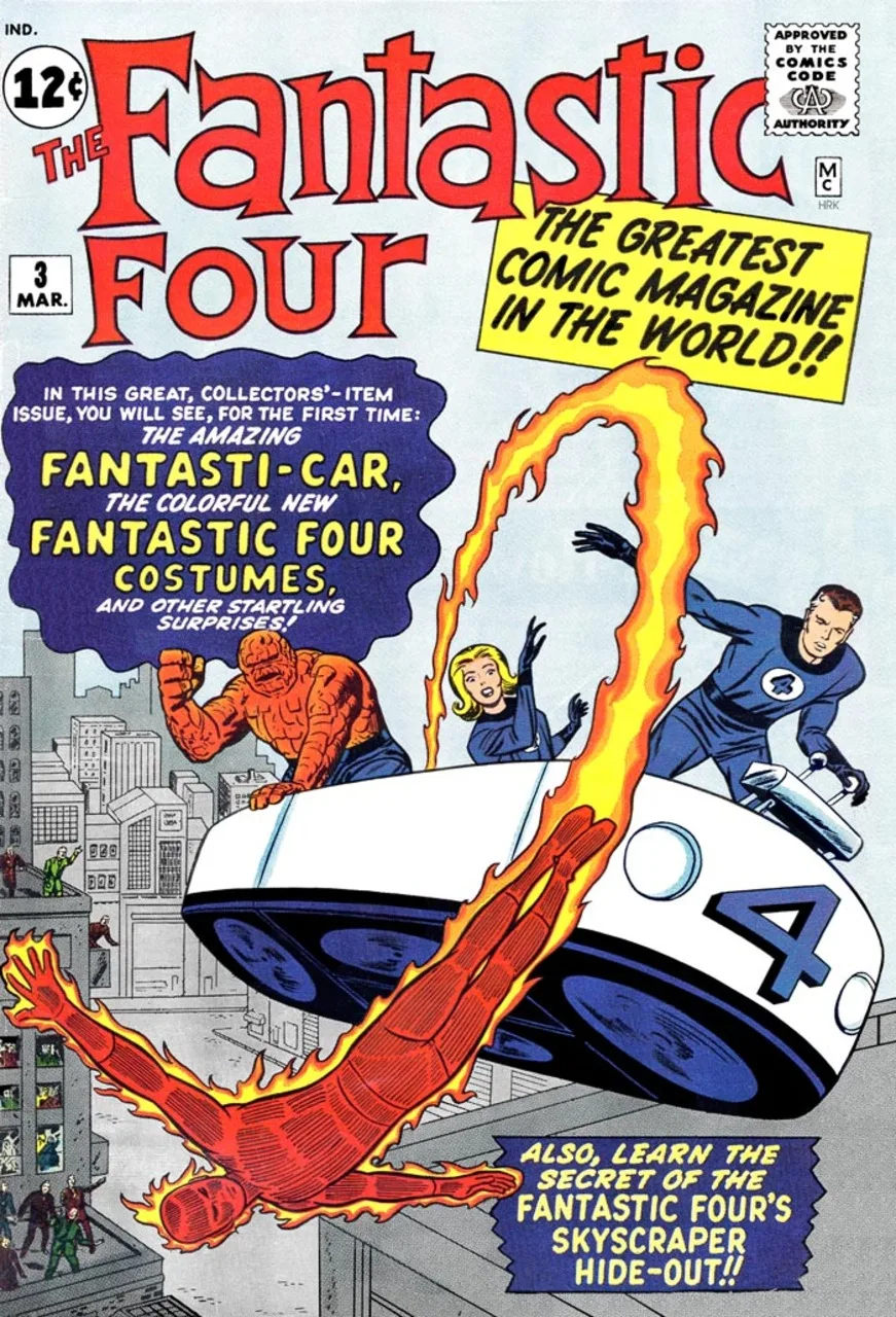 Cover of Fantastic Four #3