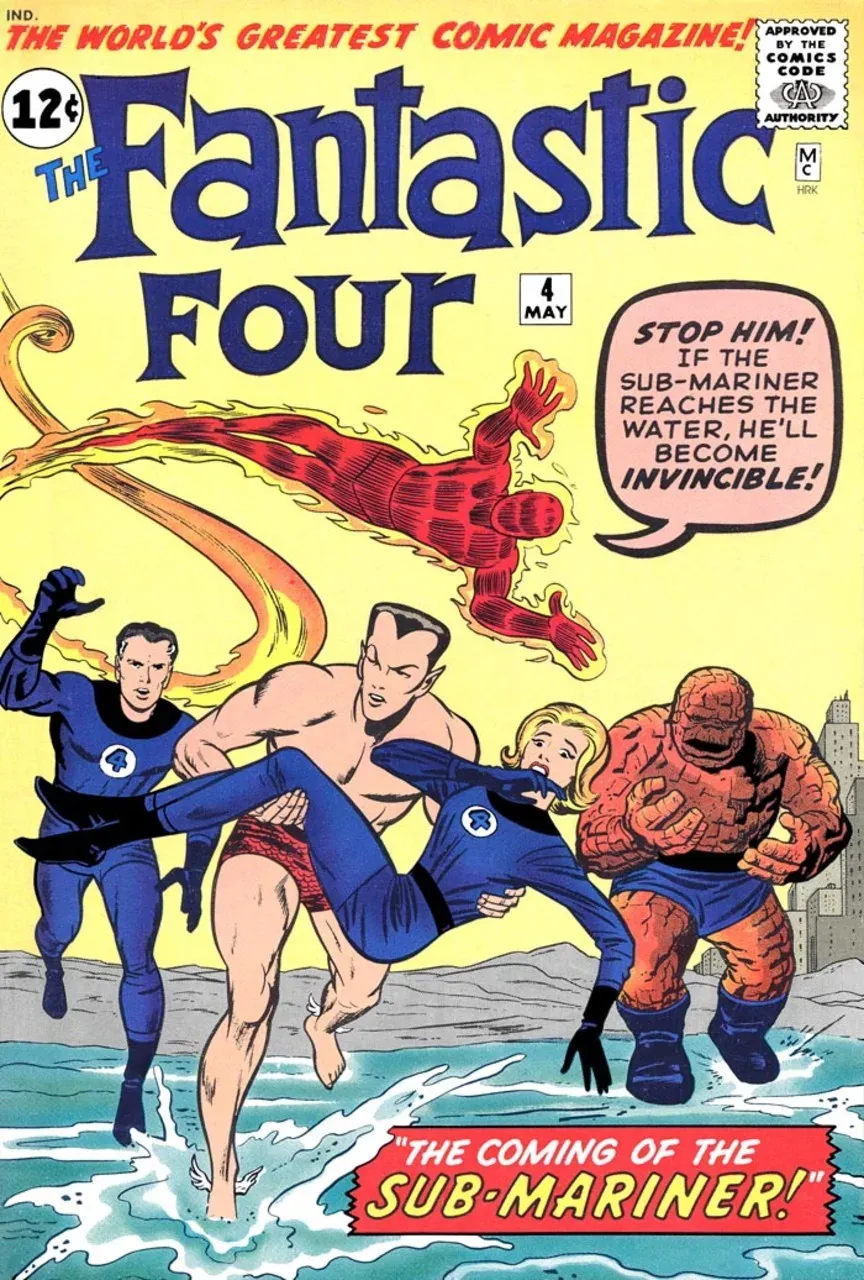 Cover of Fantastic Four #4
