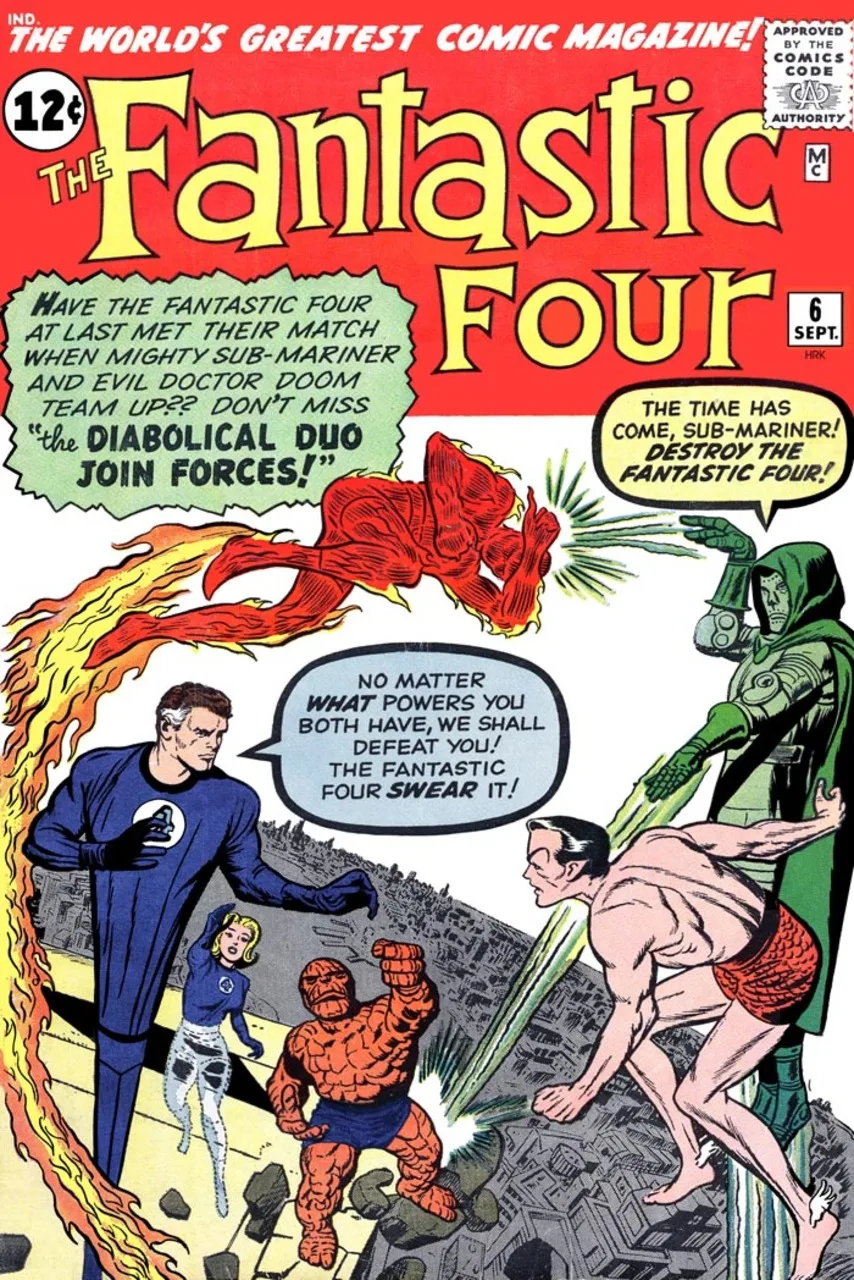 Cover of Fantastic Four #6