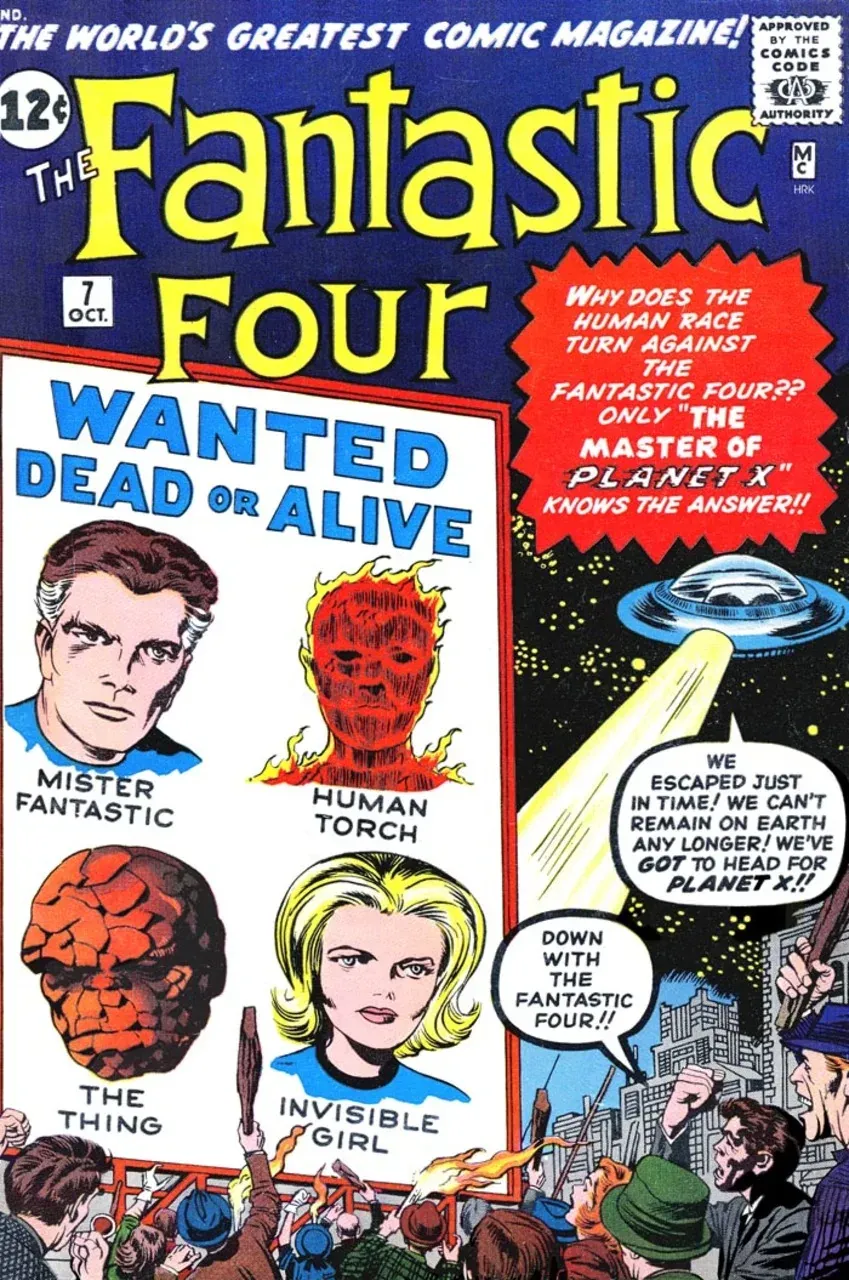 Cover of Fantastic Four #7