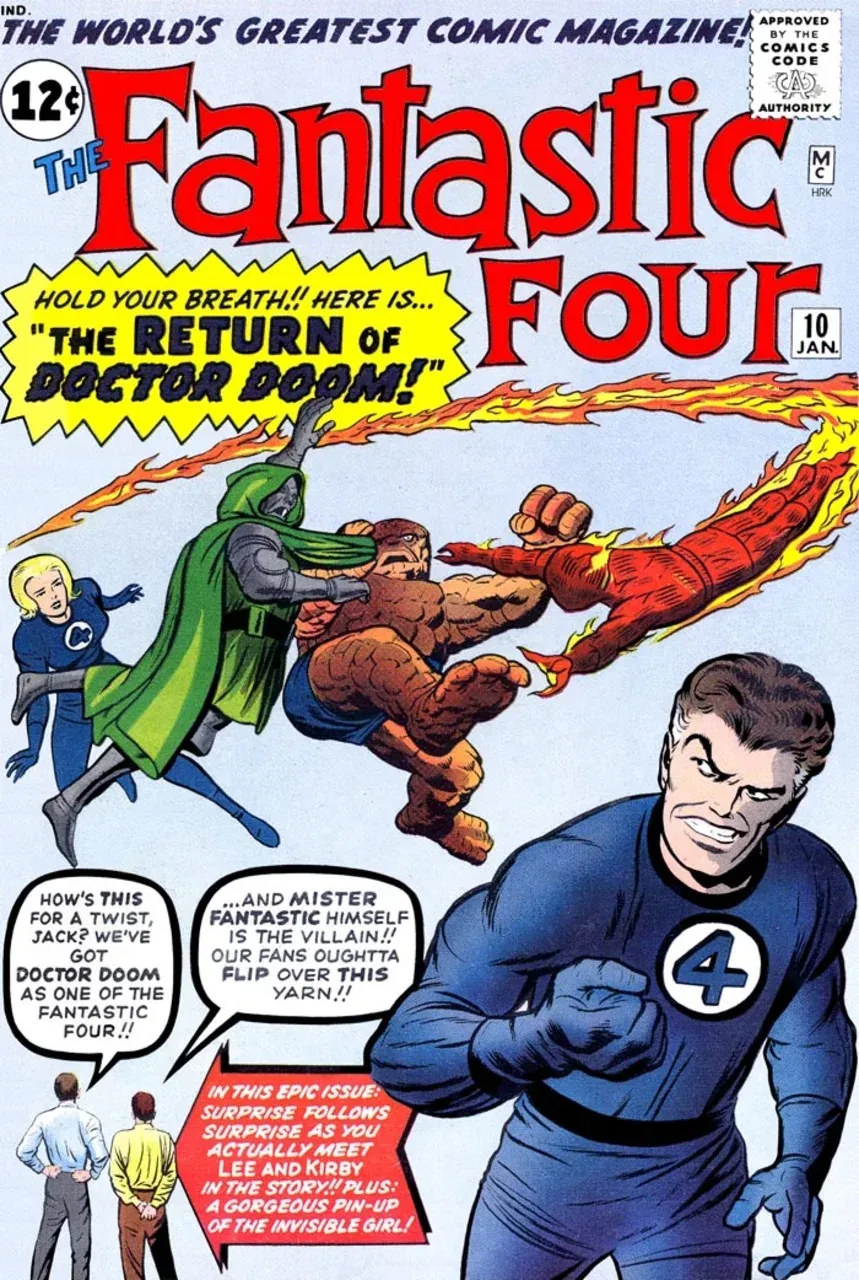 Cover of Fantastic Four #10