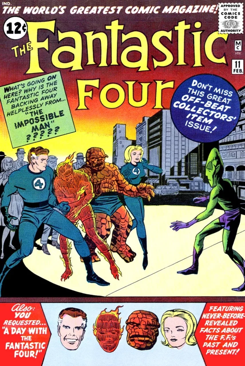 Cover of Fantastic Four #11