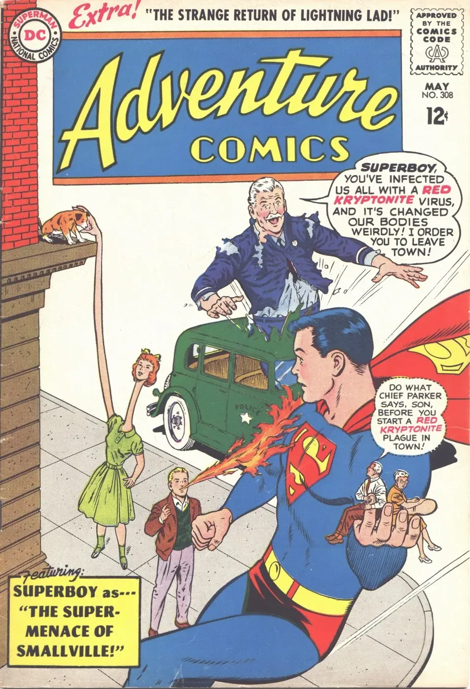 Cover of Adventure Comics #308