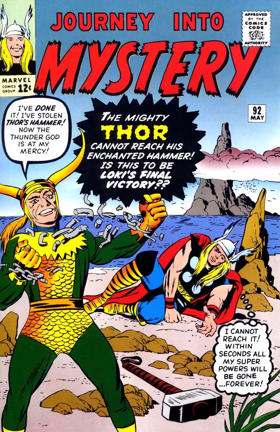 Cover of Journey into Mystery #92