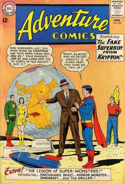 Cover of Adventure Comics #309
