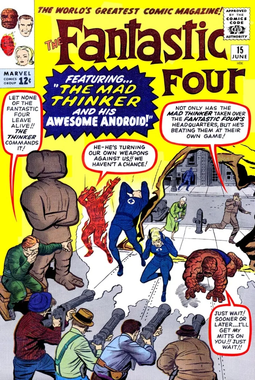 Cover of Fantastic Four #15