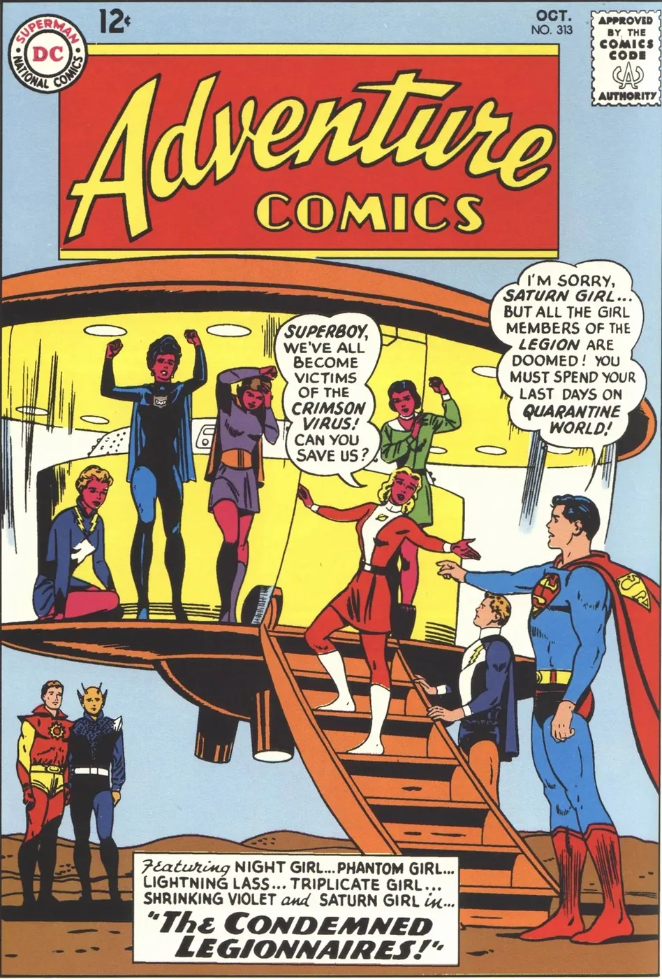 Cover of Adventure Comics #313