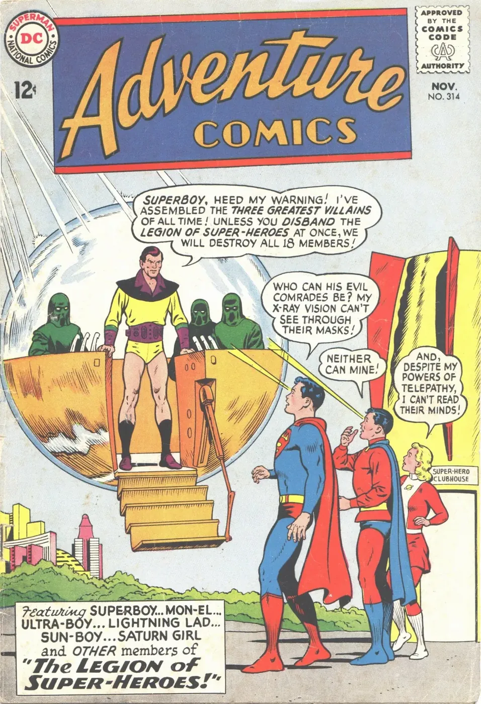 Cover of Adventure Comics #314