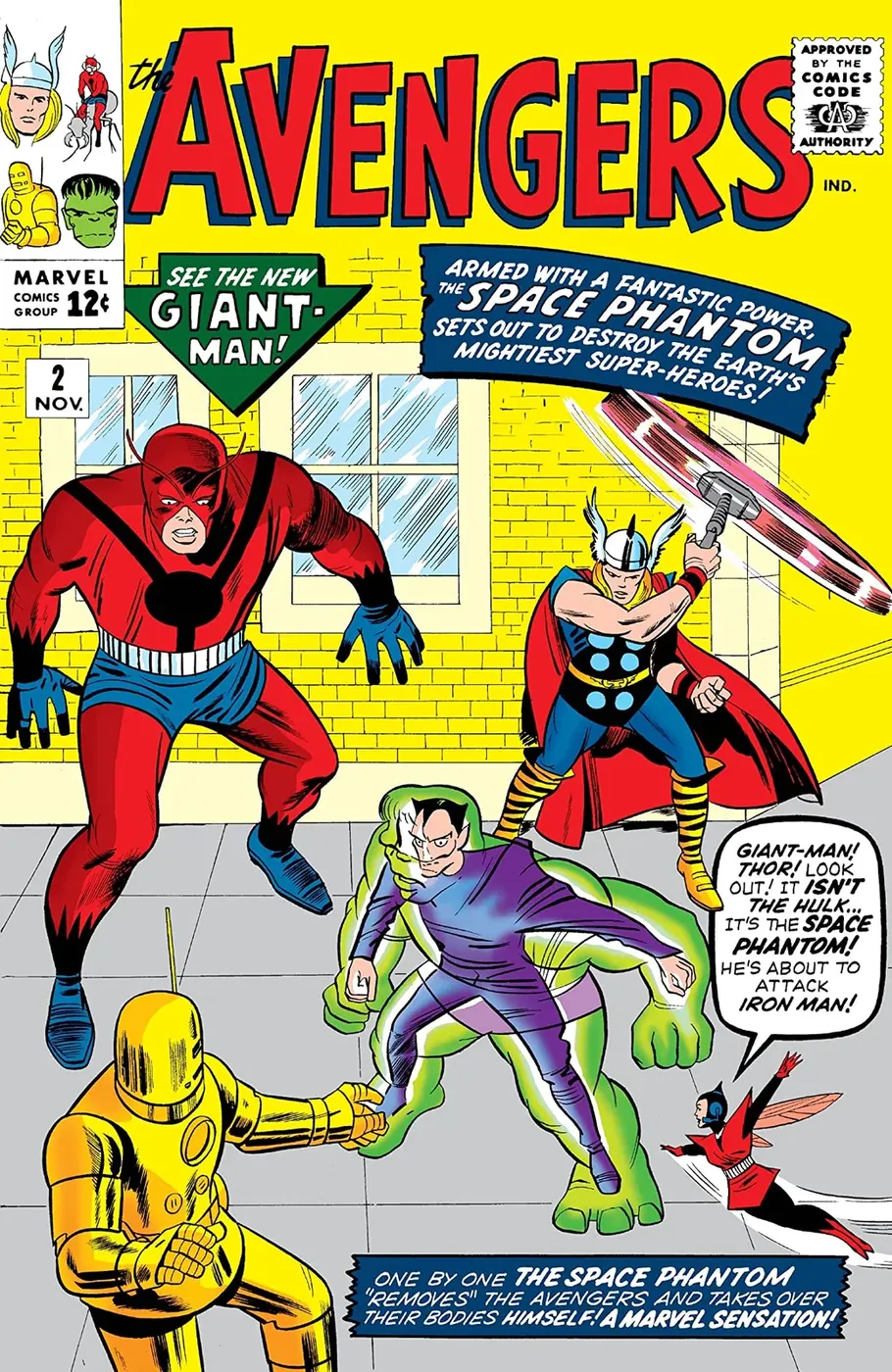 Cover of The Avengers #2