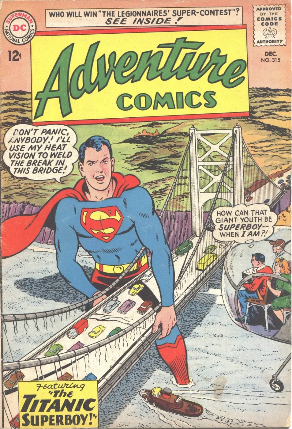 Cover of Adventure Comics #315