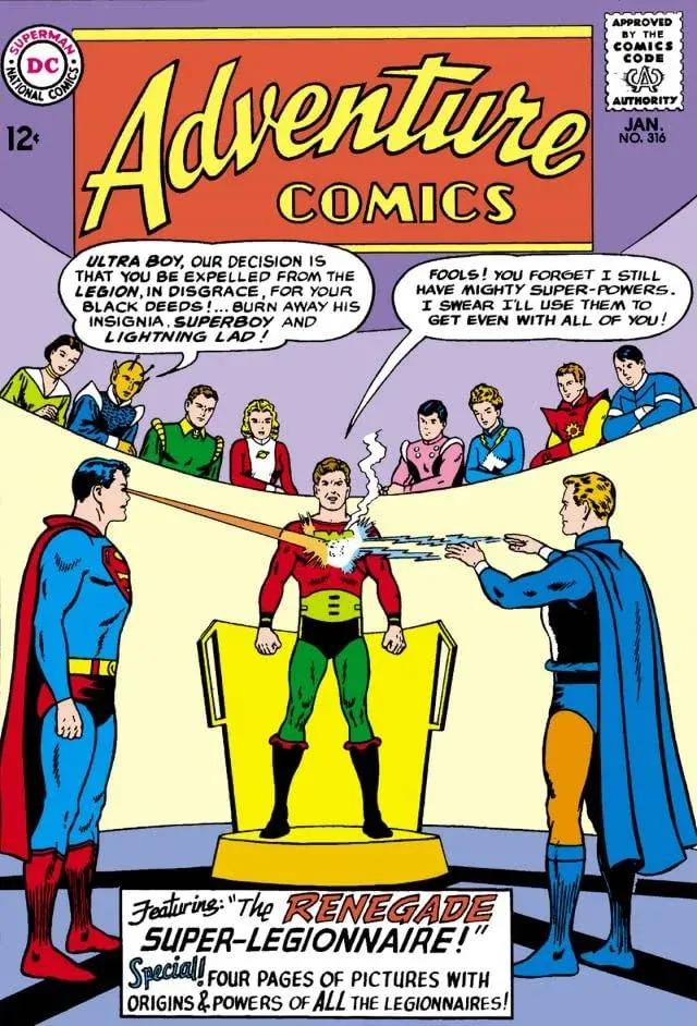 Cover of Adventure Comics #316