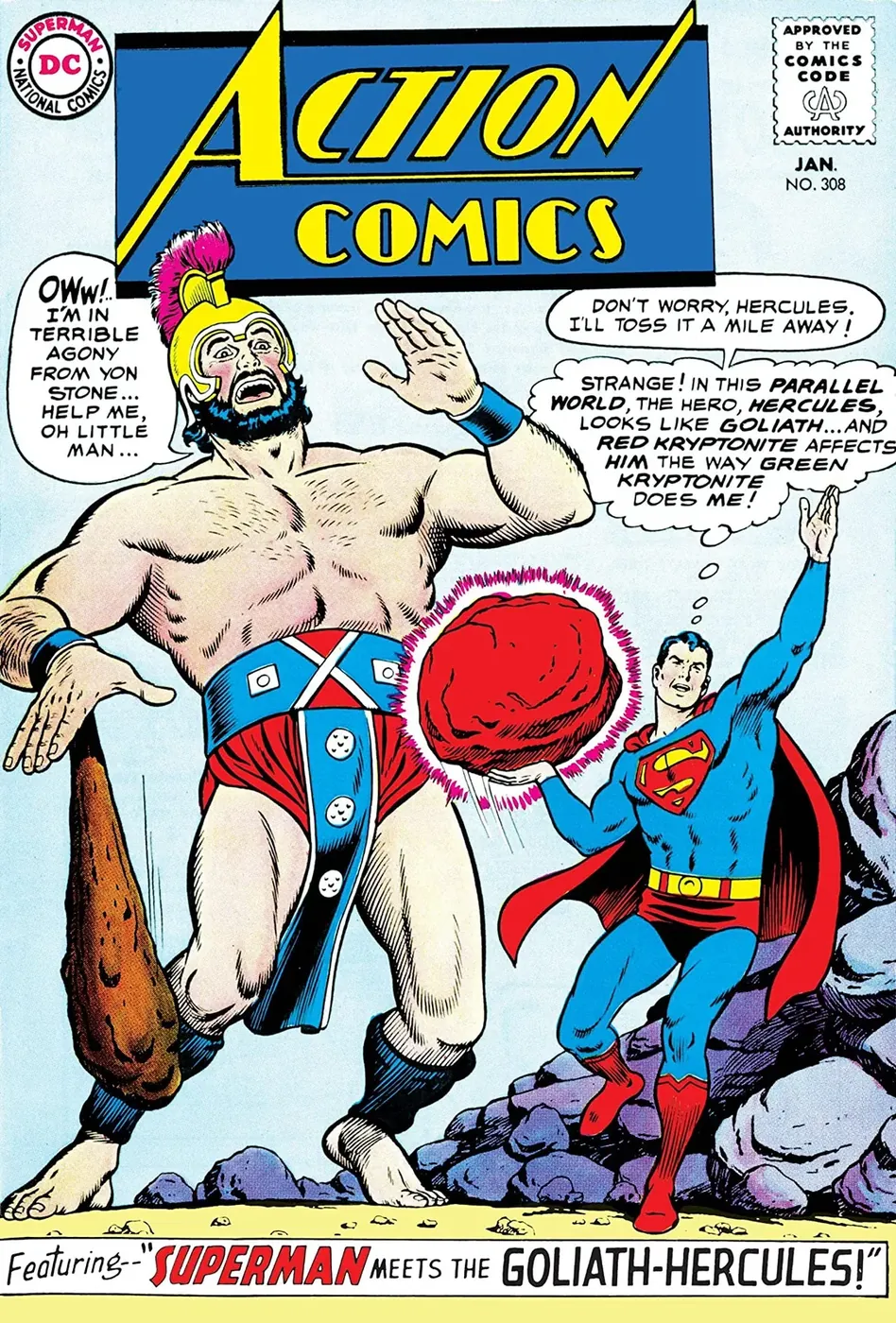 Cover of Action Comics #308