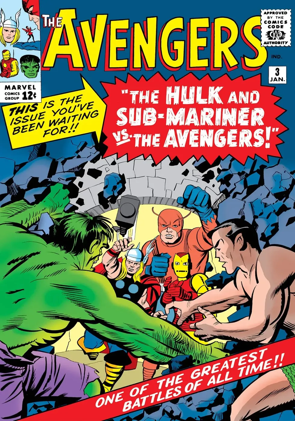 Cover of The Avengers #3