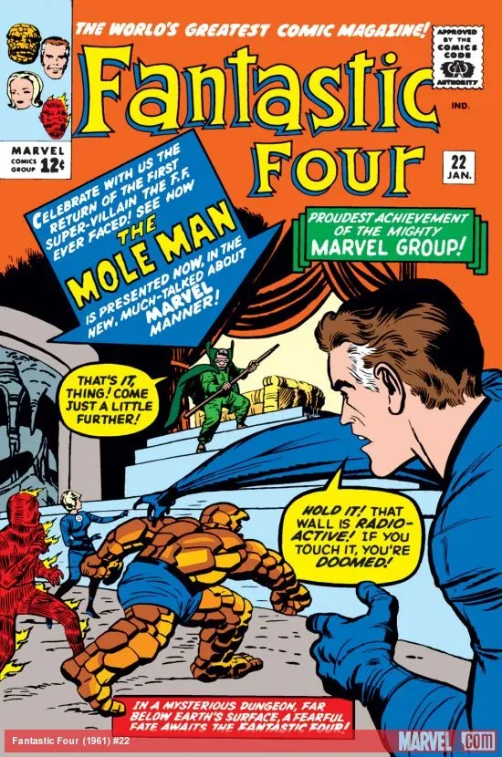 Cover of Fantastic Four #22