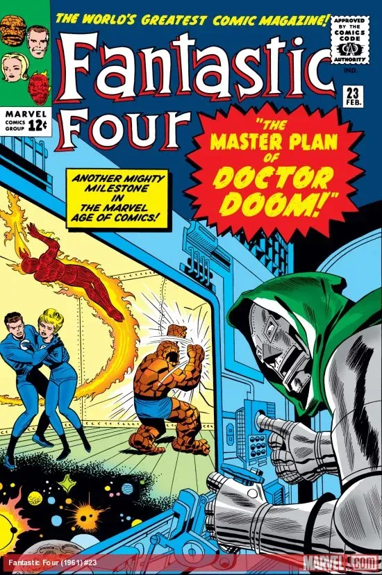 Cover of Fantastic Four #23
