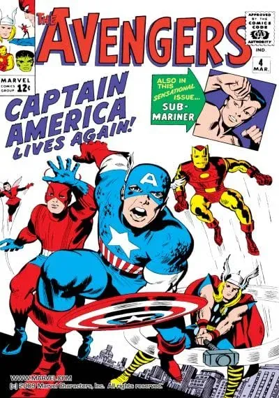 Cover of The Avengers #4