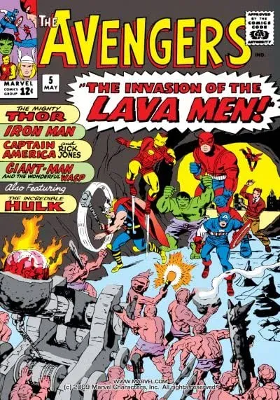 Cover of The Avengers #5