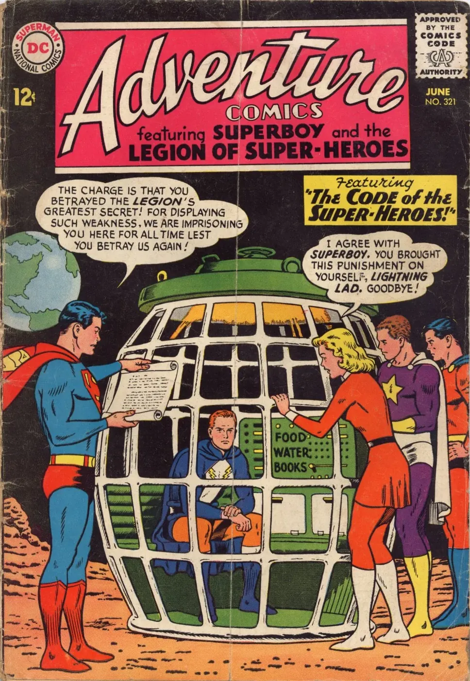 Cover of Adventure Comics #321
