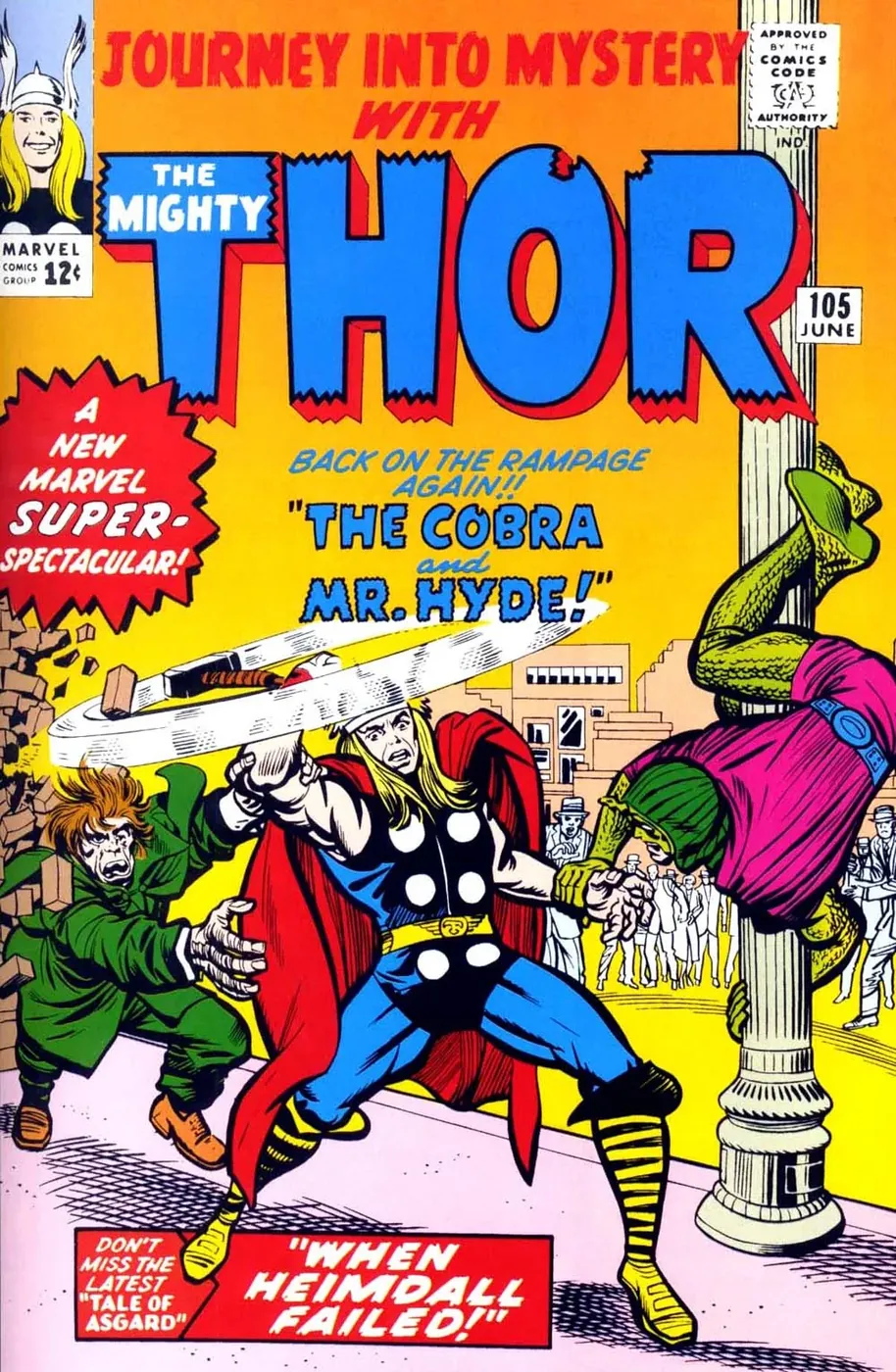 Cover of Journey into Mystery #105