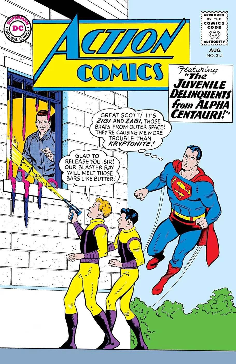 Cover of Action Comics #315