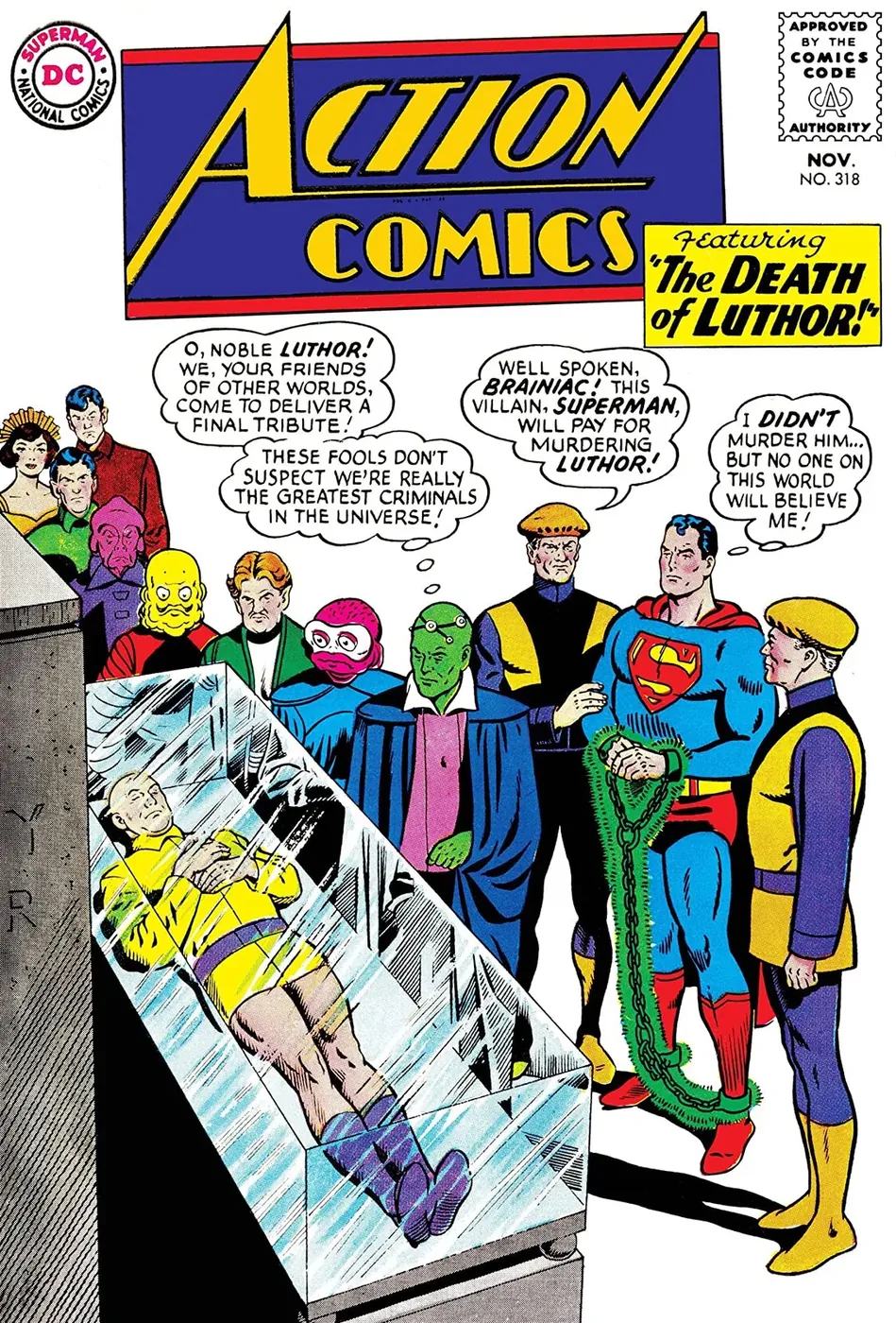 Cover of Action Comics #318