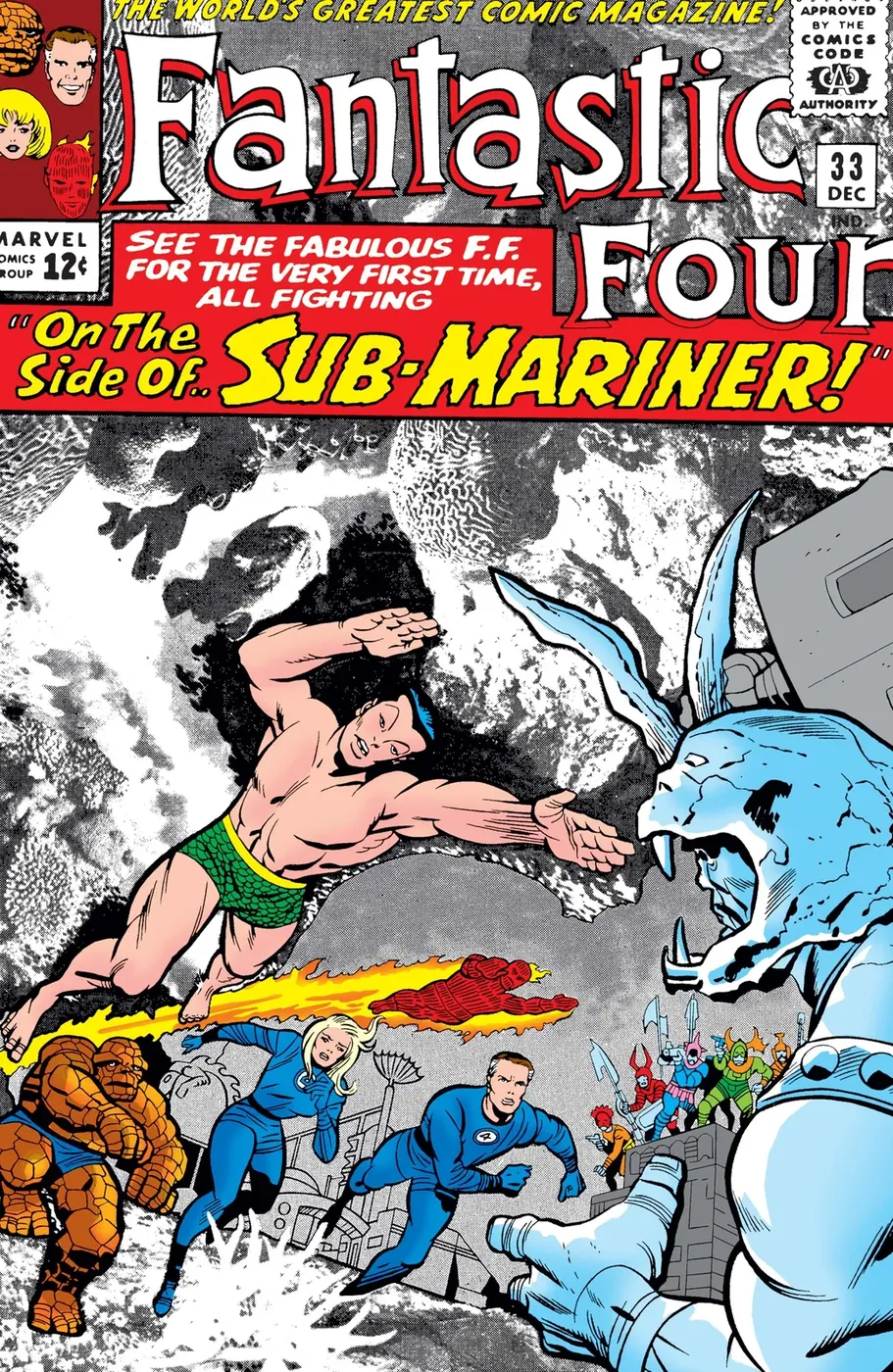 Cover of Fantastic Four #33