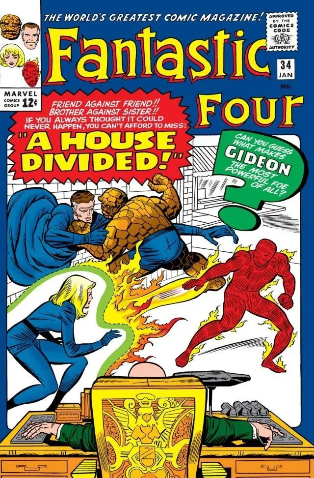 Cover of Fantastic Four #34