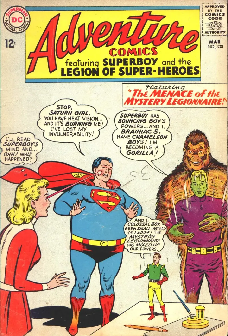 Cover of Adventure Comics #330
