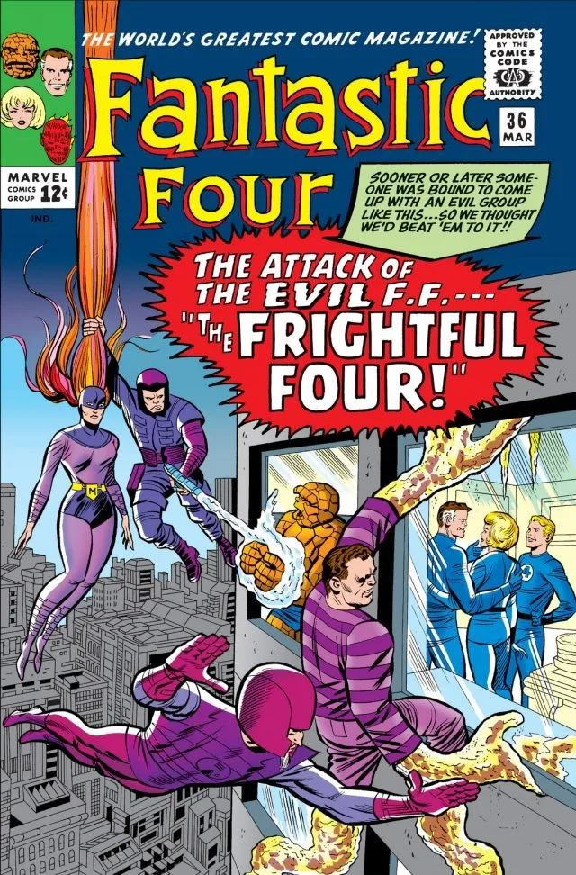 Cover of Fantastic Four #36