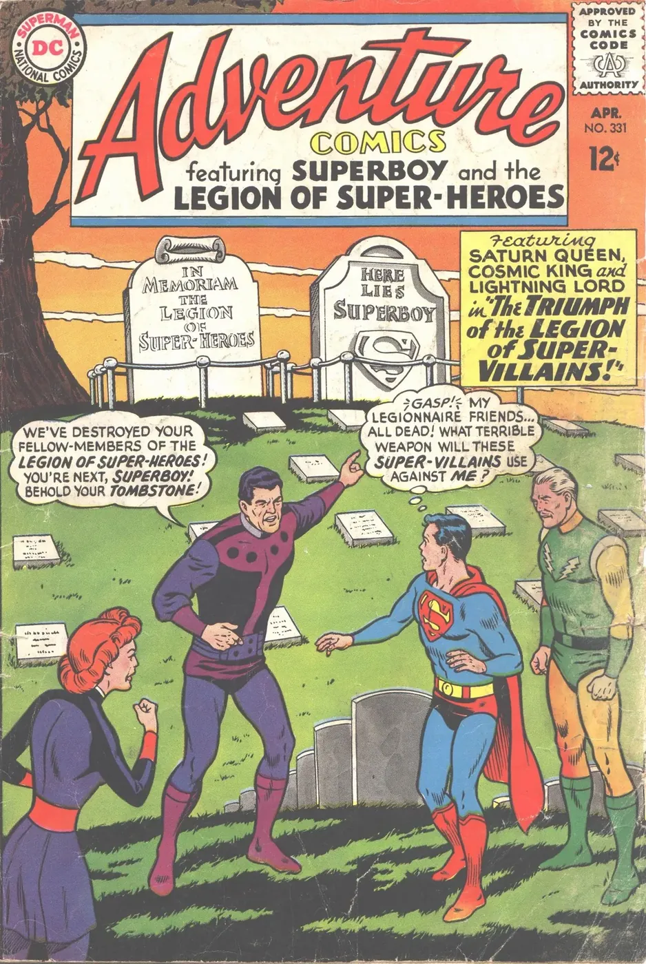 Cover of Adventure Comics #331