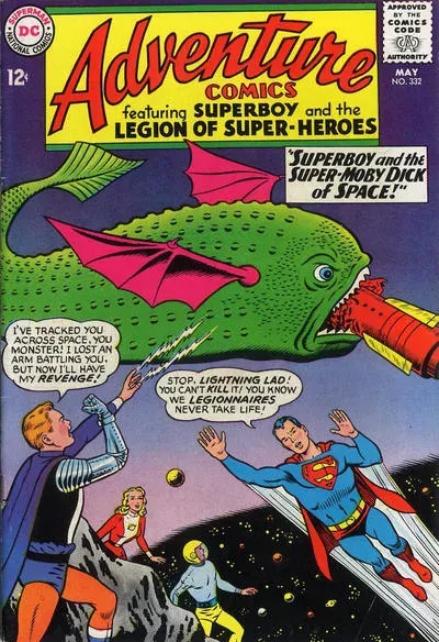 Cover of Adventure Comics #332