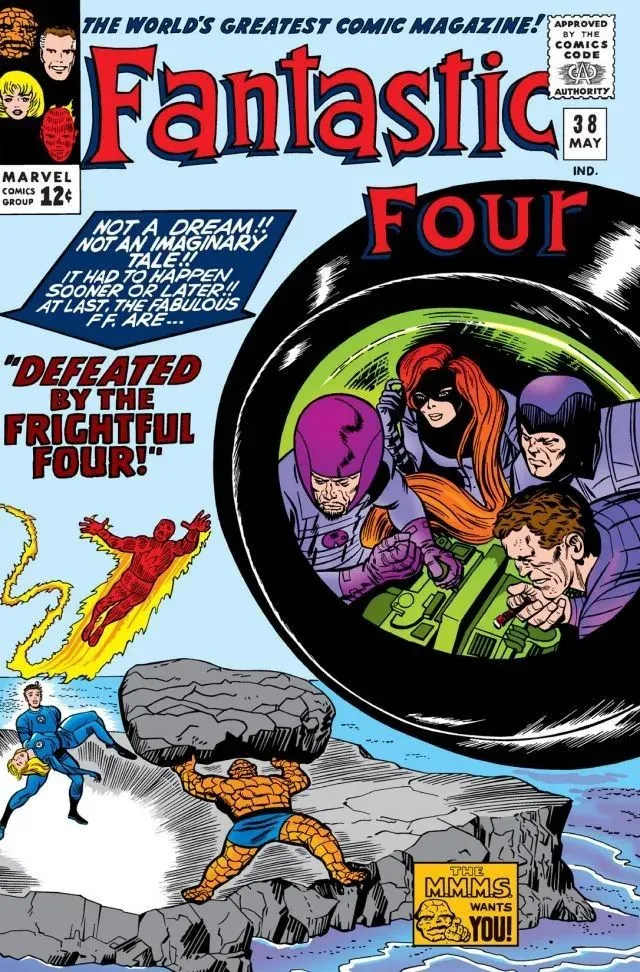 Cover of Fantastic Four #38